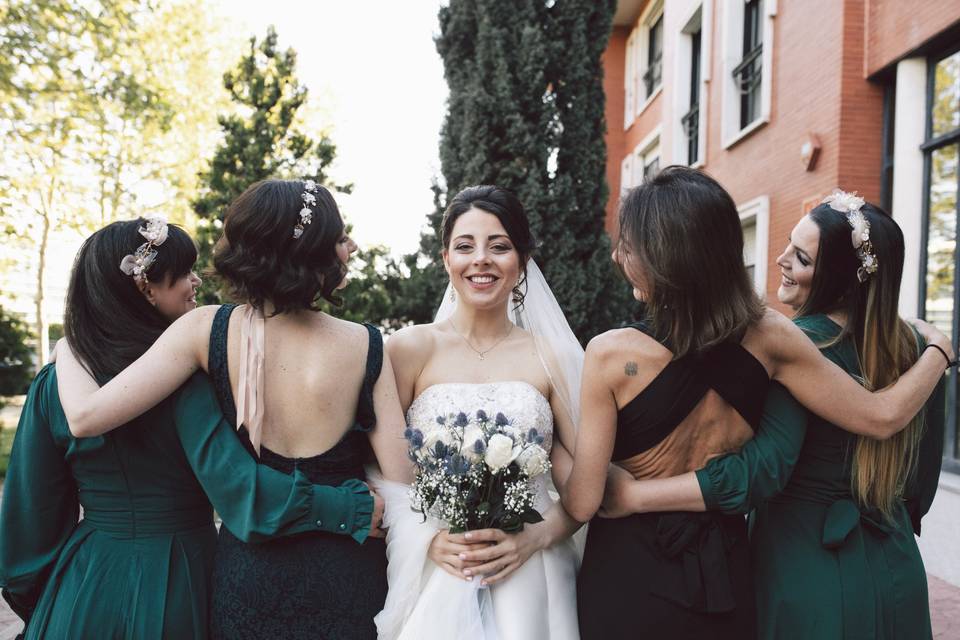 El equipo de la novia