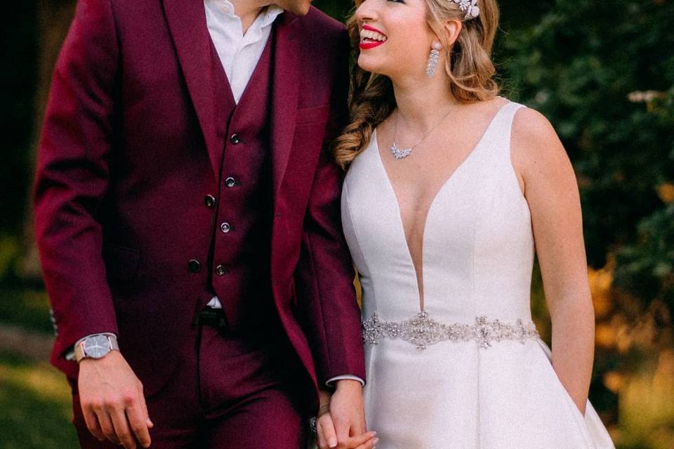 Maquillaje de novia y novio