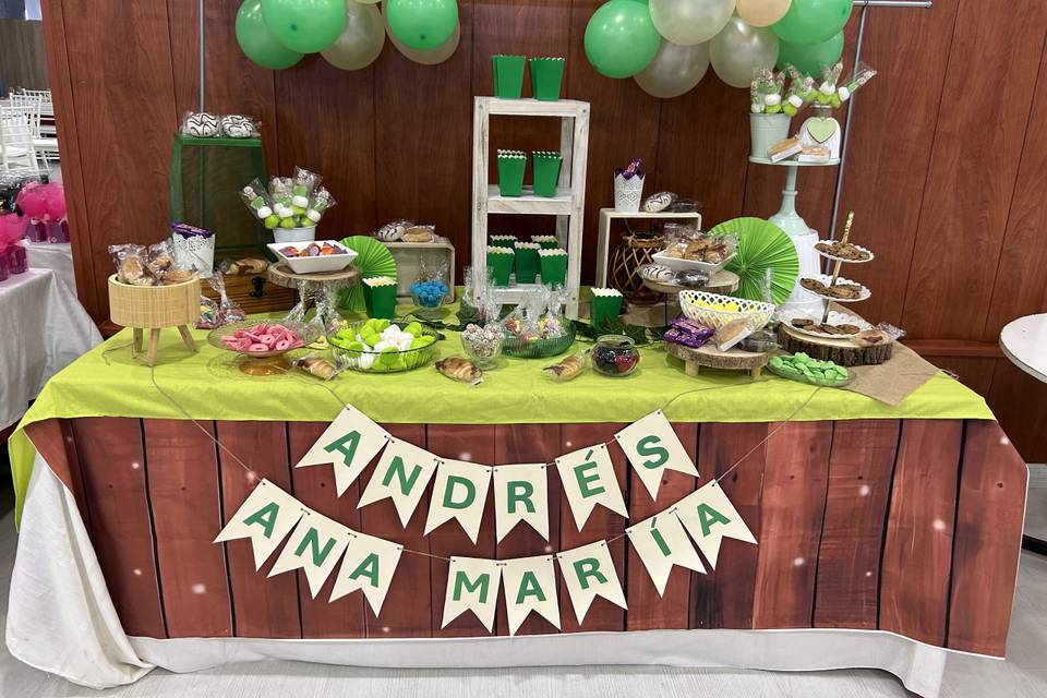 Mesa básica verde
