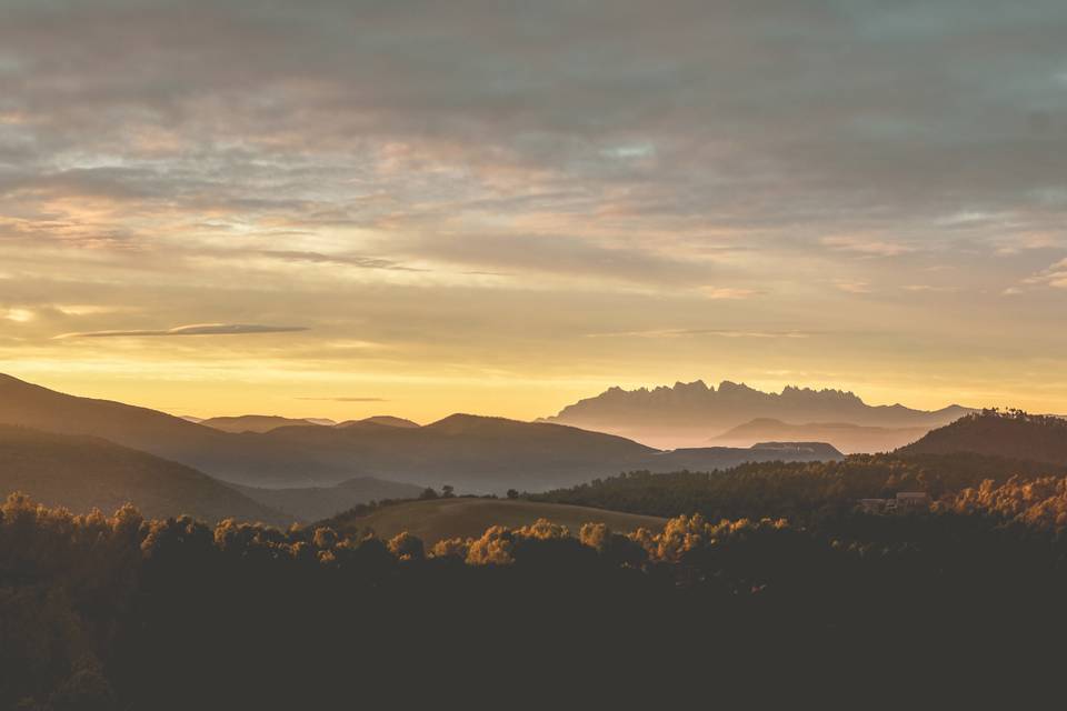 Vistas desde la masía