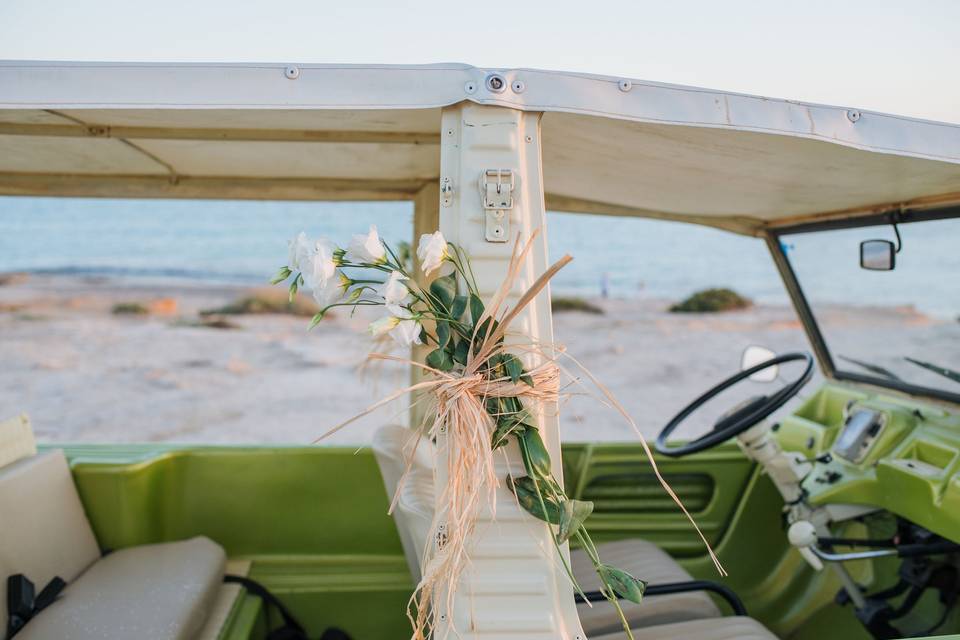 Formentera wedding car