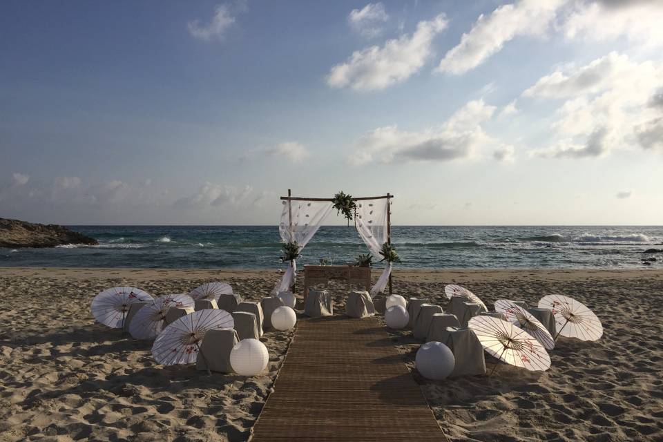 Formentera Beach ceremony