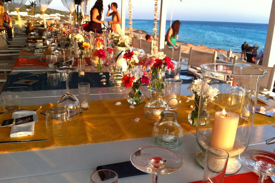 Formentera wedding deco