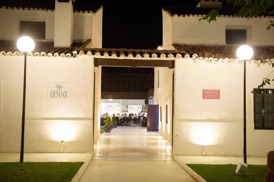 Entrada de la finca