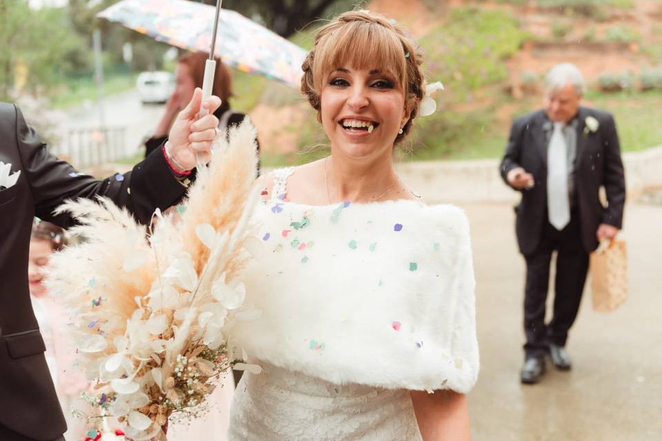 Maquillaje de novia glam