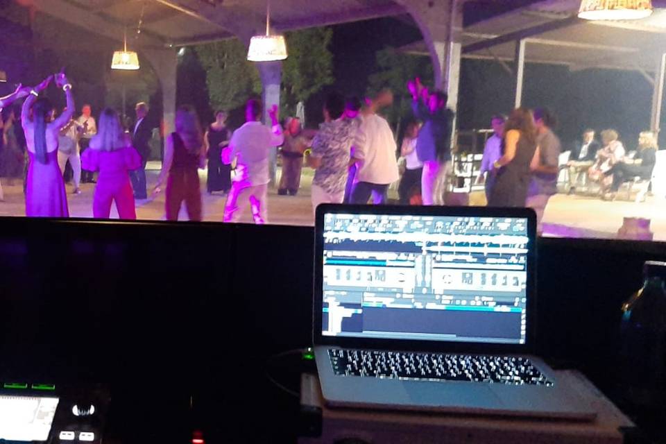 Prueba de luces y sonido boda