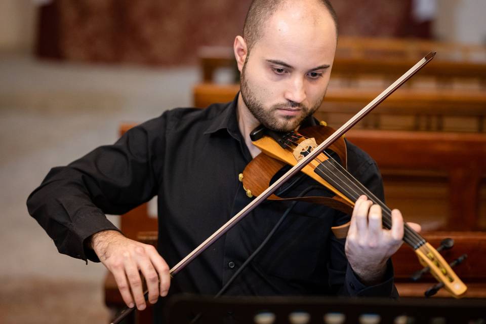 Violinista (violín eléctrico)