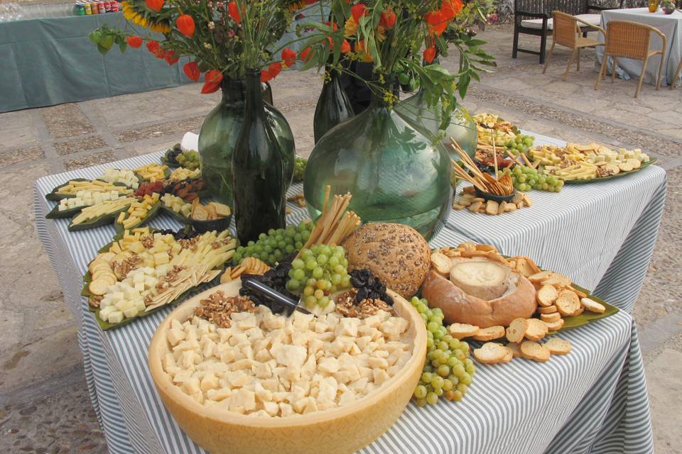 Buffet de quesos