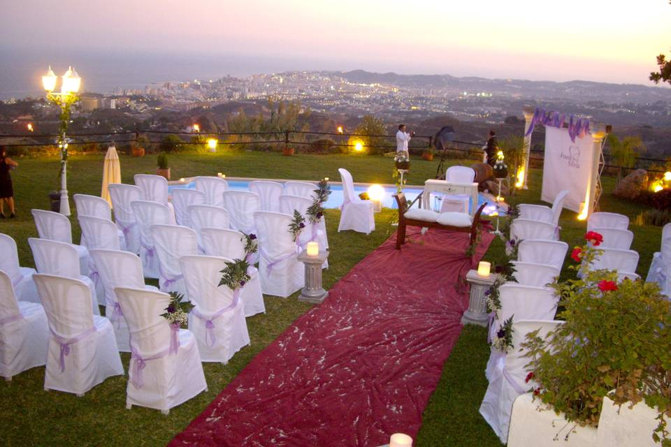 Las ceremonias al atardecer