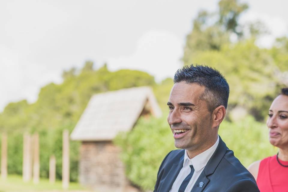 Magia de cerca en una boda