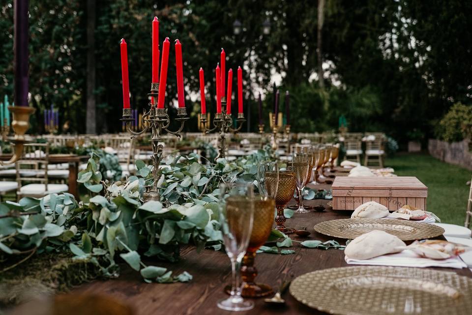 Candelabros para novios