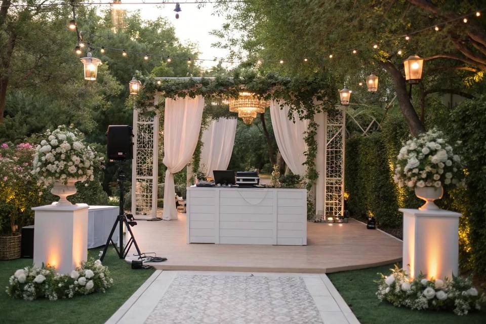 Set blanco DJ simple
