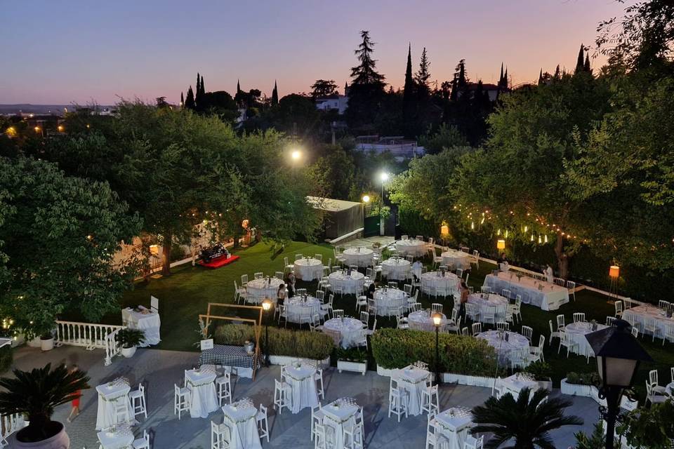 Panorámica terraza inferior