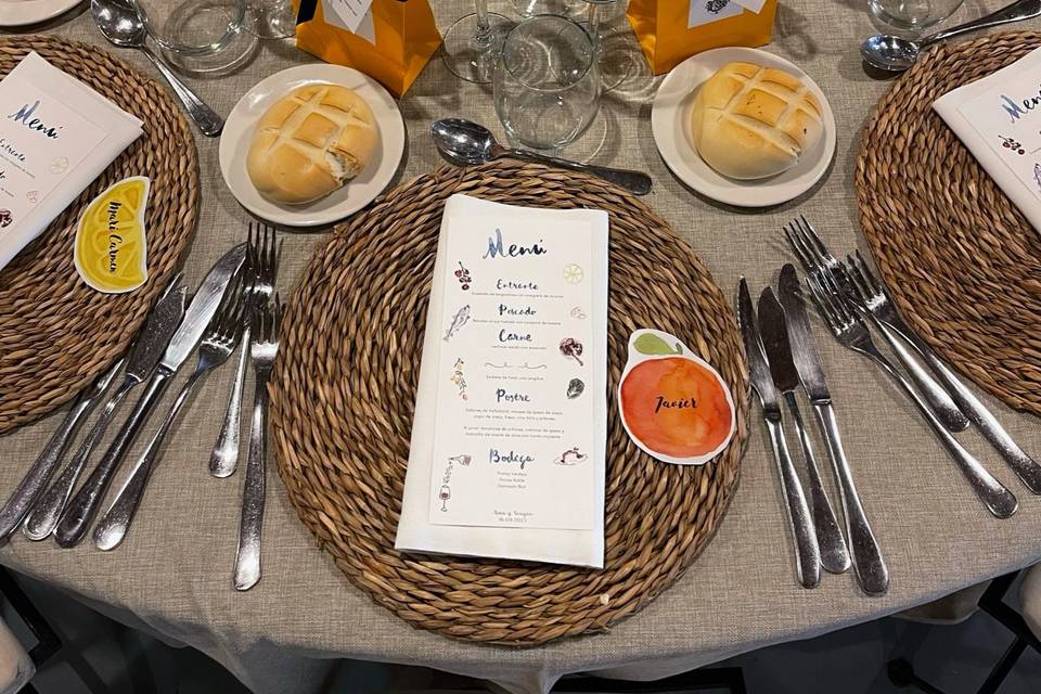 Mesa banquete
