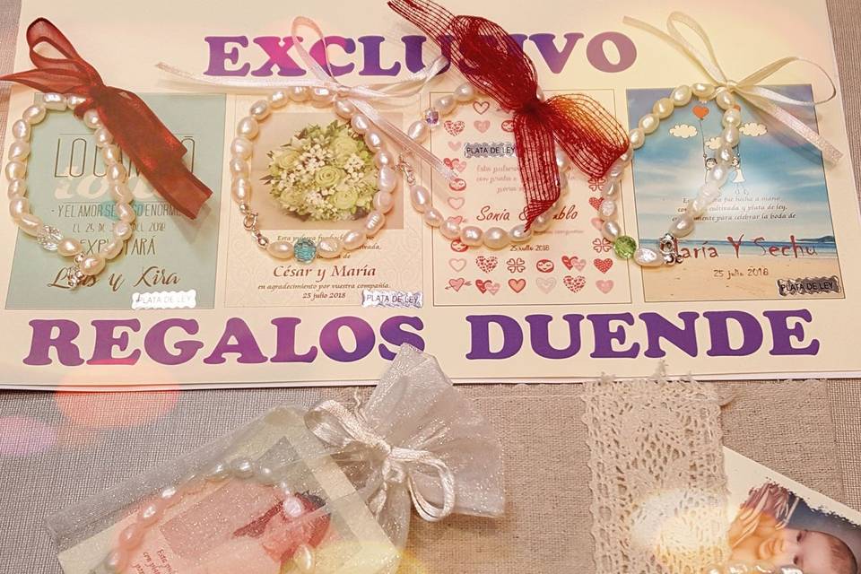 Pulseras perlas personalizadas