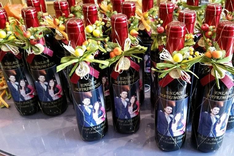 Botellas de vino personalizada