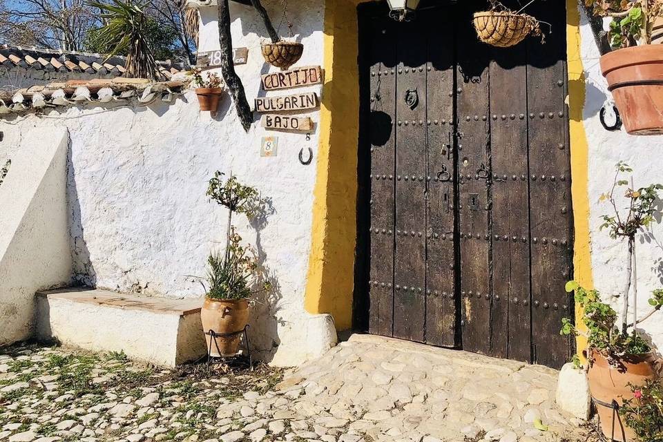 Entrada al cortijo
