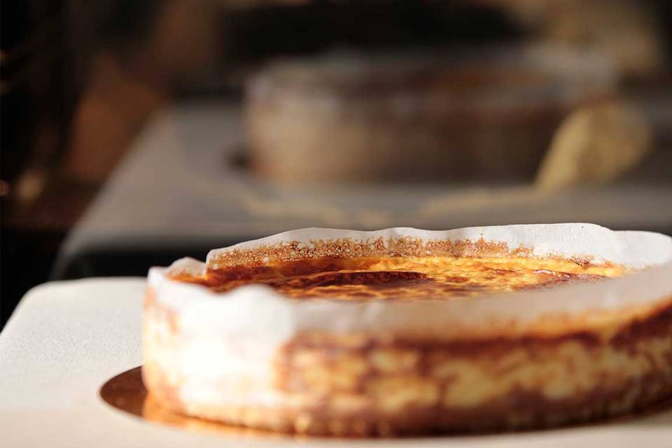 Tarta de queso al horno