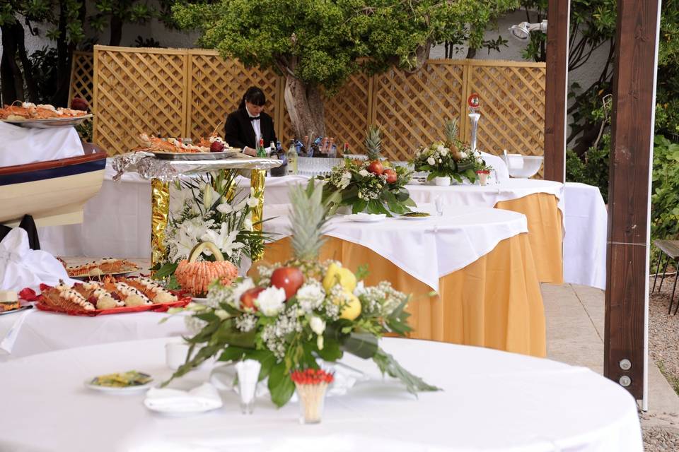 Decoración del aperitivo