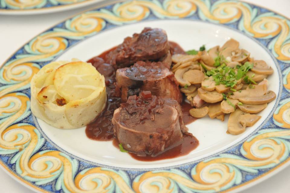Solomillo ibérico relleno