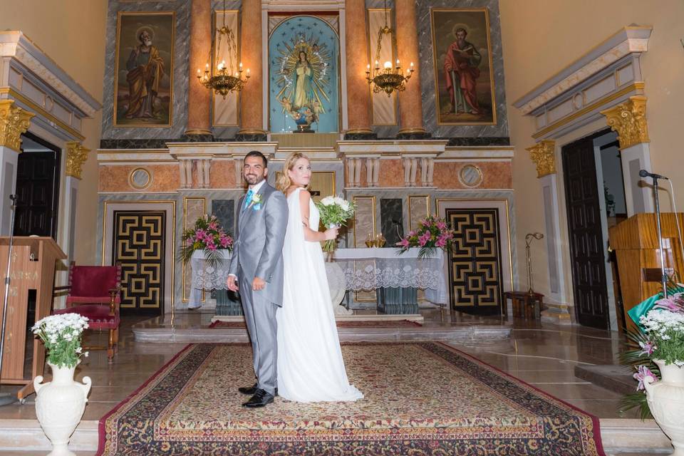 Boda en la iglesia