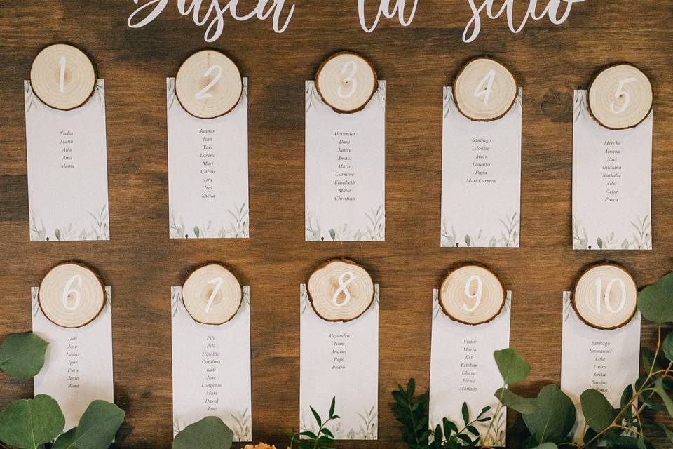 Deco seating plan