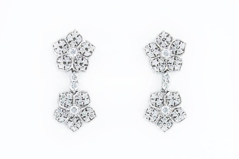 Pendientes de brillantes