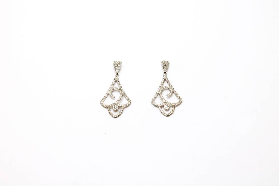 Pendientes de brillantes