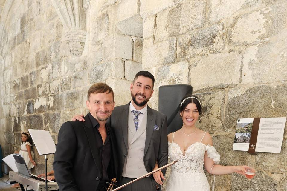Con los novios