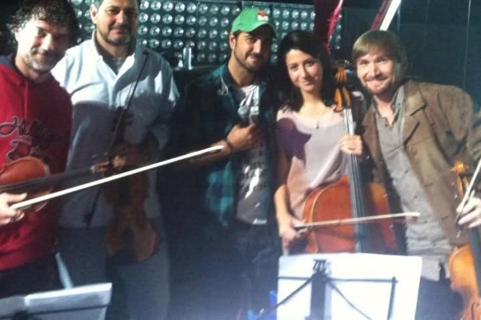 Con Antonio Orozco