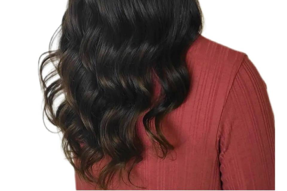 Peinado con ondas