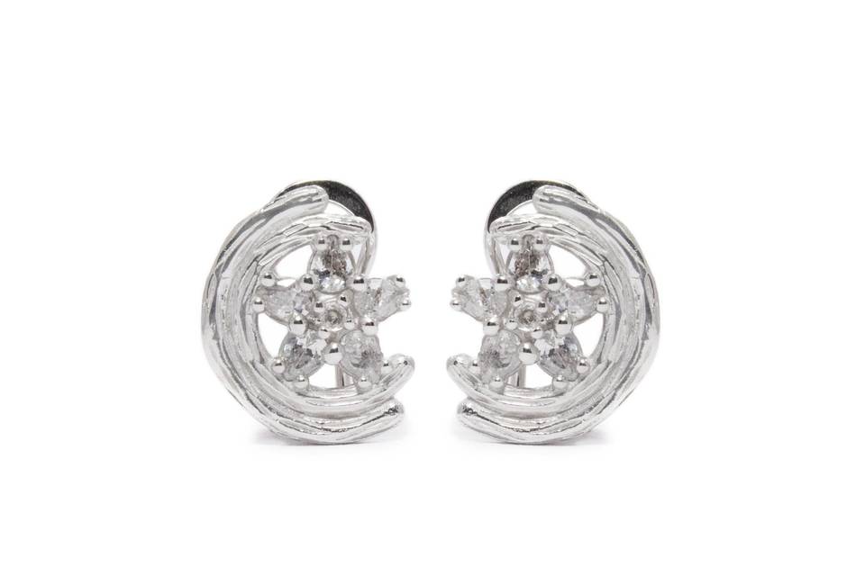 Pendientes en plata 925 de novia