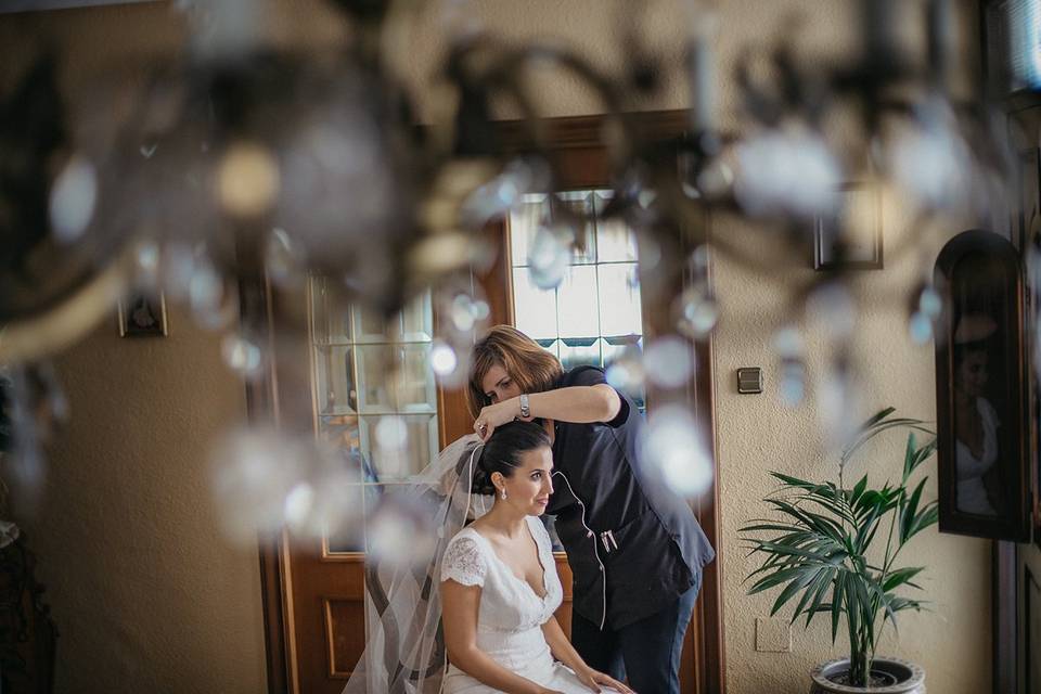 Preparativos novia