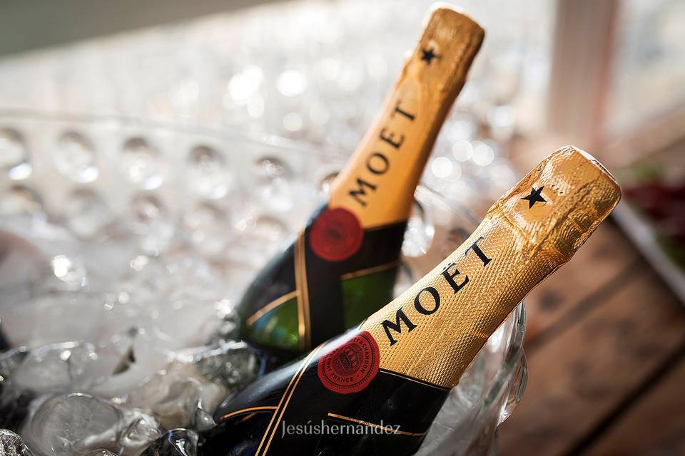 Moët y fresas