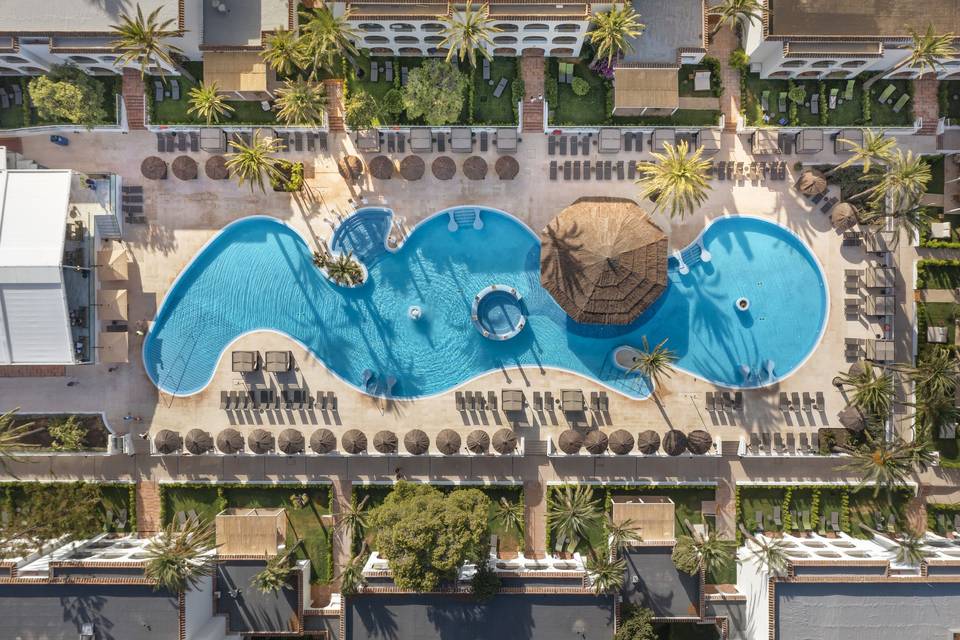 Vista aérea Meliá Zahara
