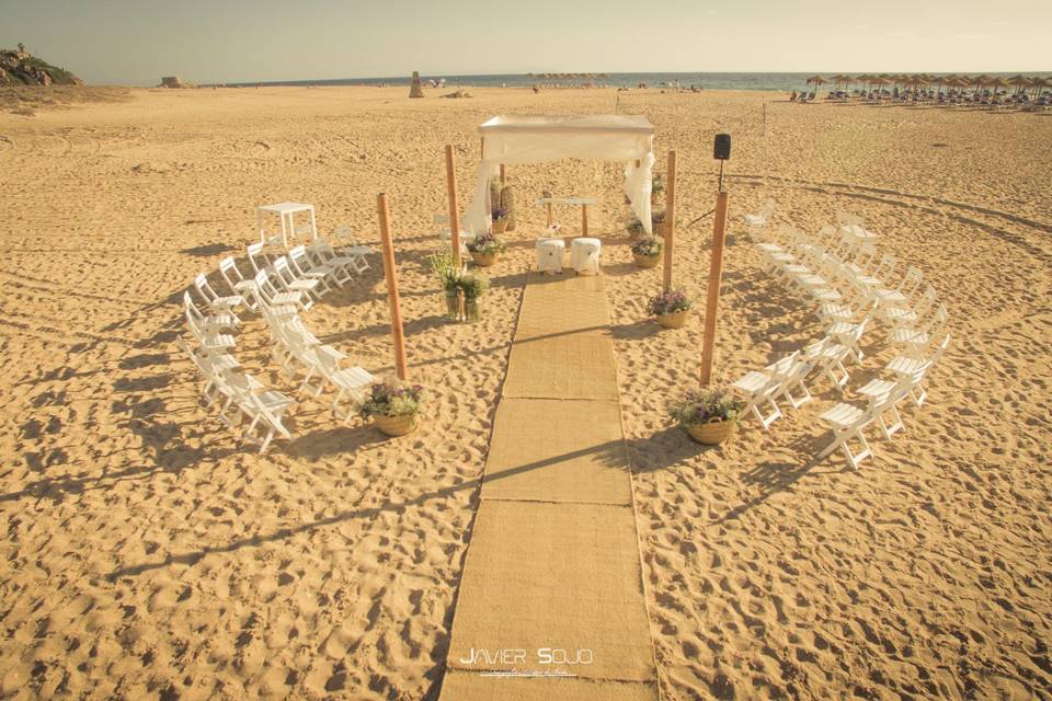 Ceremonia en la playa