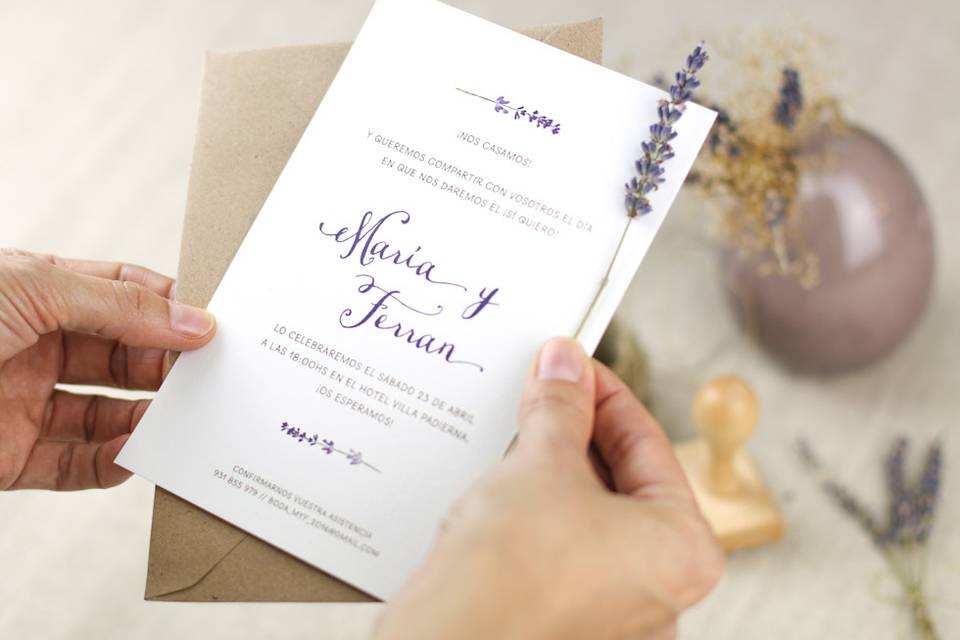 Invitación Garden