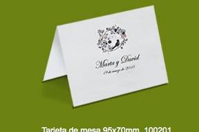 Tarjeta de mesa 100199