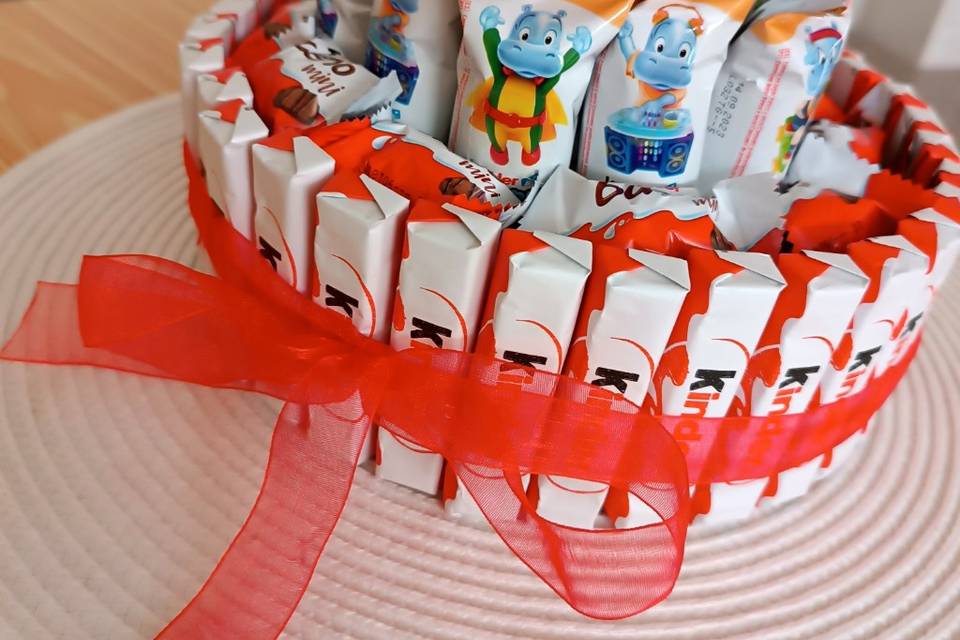 Tarta de Kinder para un regalo