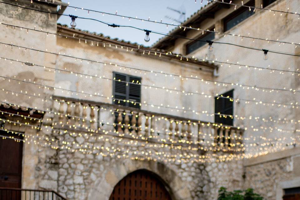 Dinner courtyard