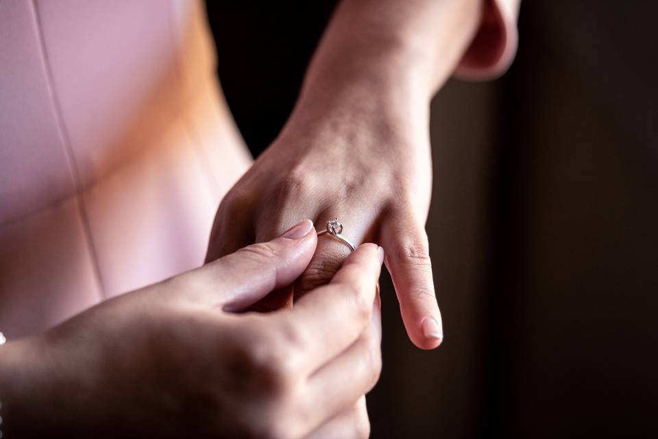 Preparativos de la novia