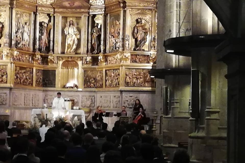 En la iglesia de San Vicente