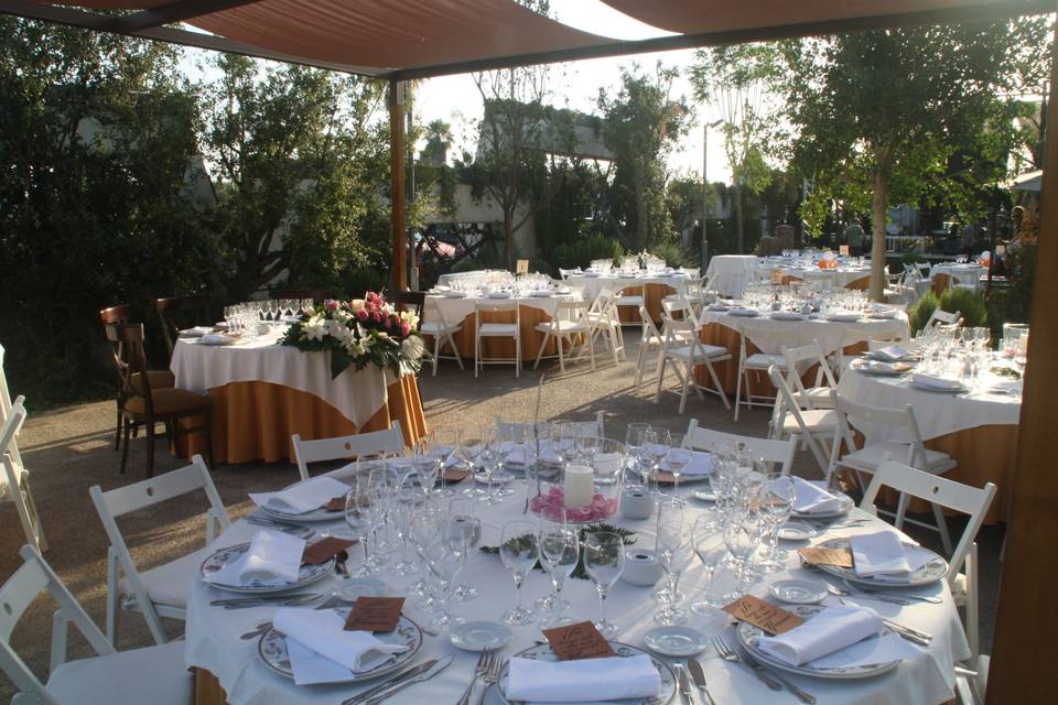 Banquete al aire libre