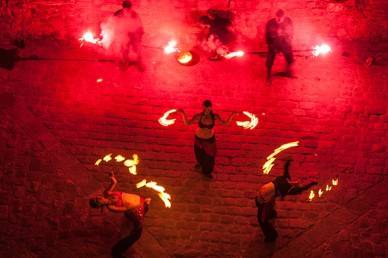 Show fuego boda medieval