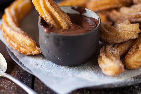 Churros con chocolate