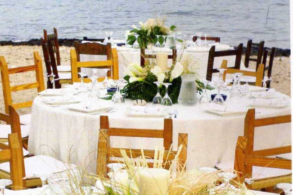 Bodas al lado del mar