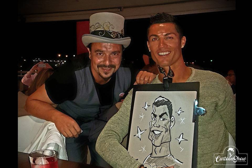 Con Cristiano Ronaldo