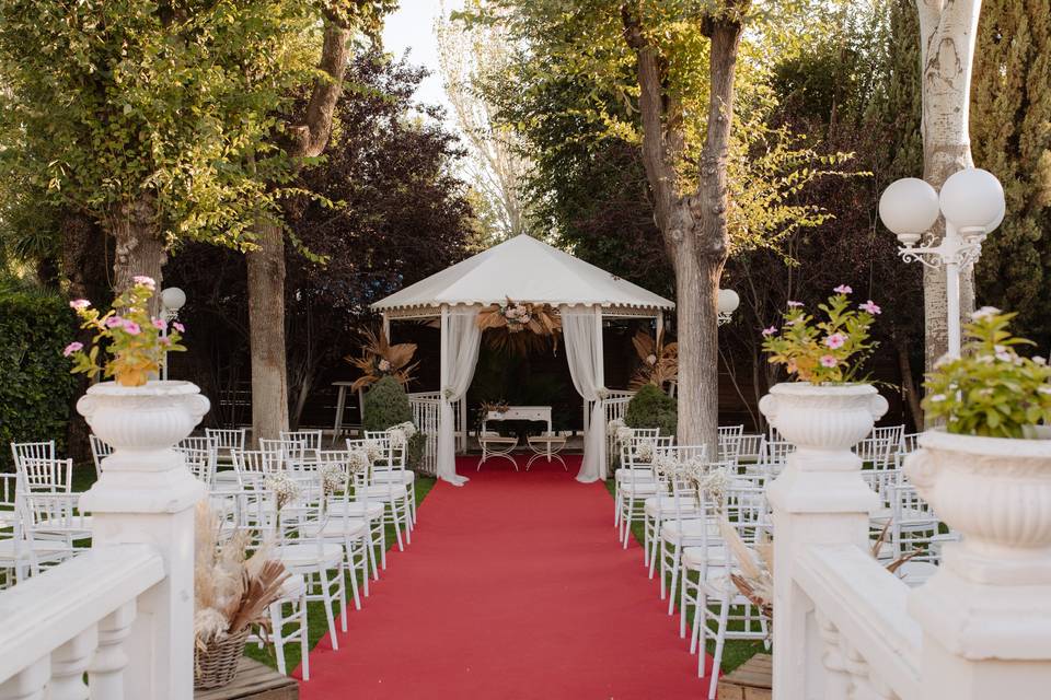 Ceremonia en Jardín Columnas