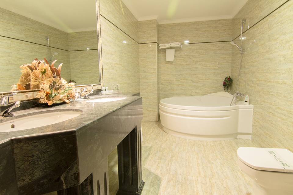 Baño suite plata