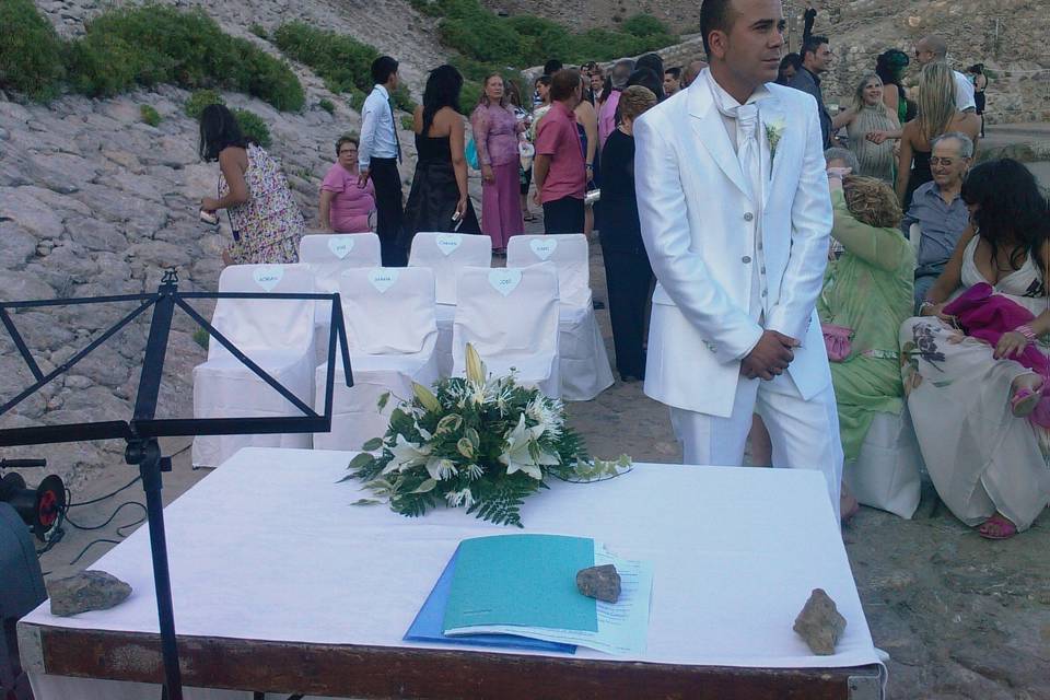 Boda en la playa